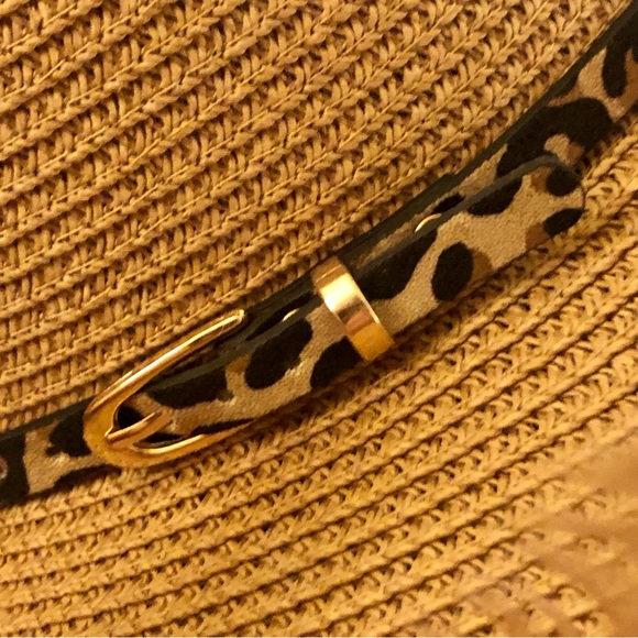 NWT! Chocolate Brown Animal Print Hat - Picture 3 of 8